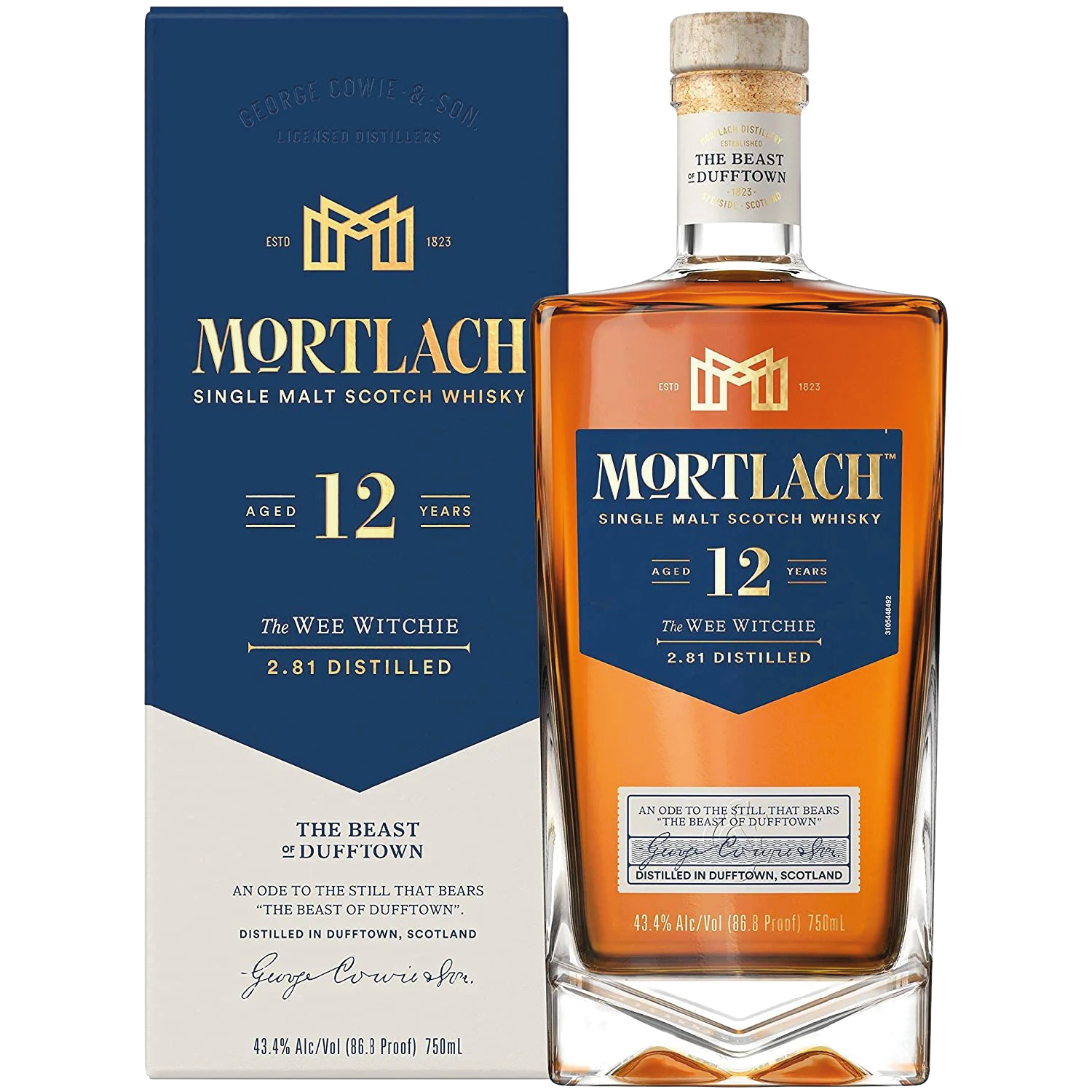 <b>Mortlach 12 Year Old</b><br>70cl | 43.4%