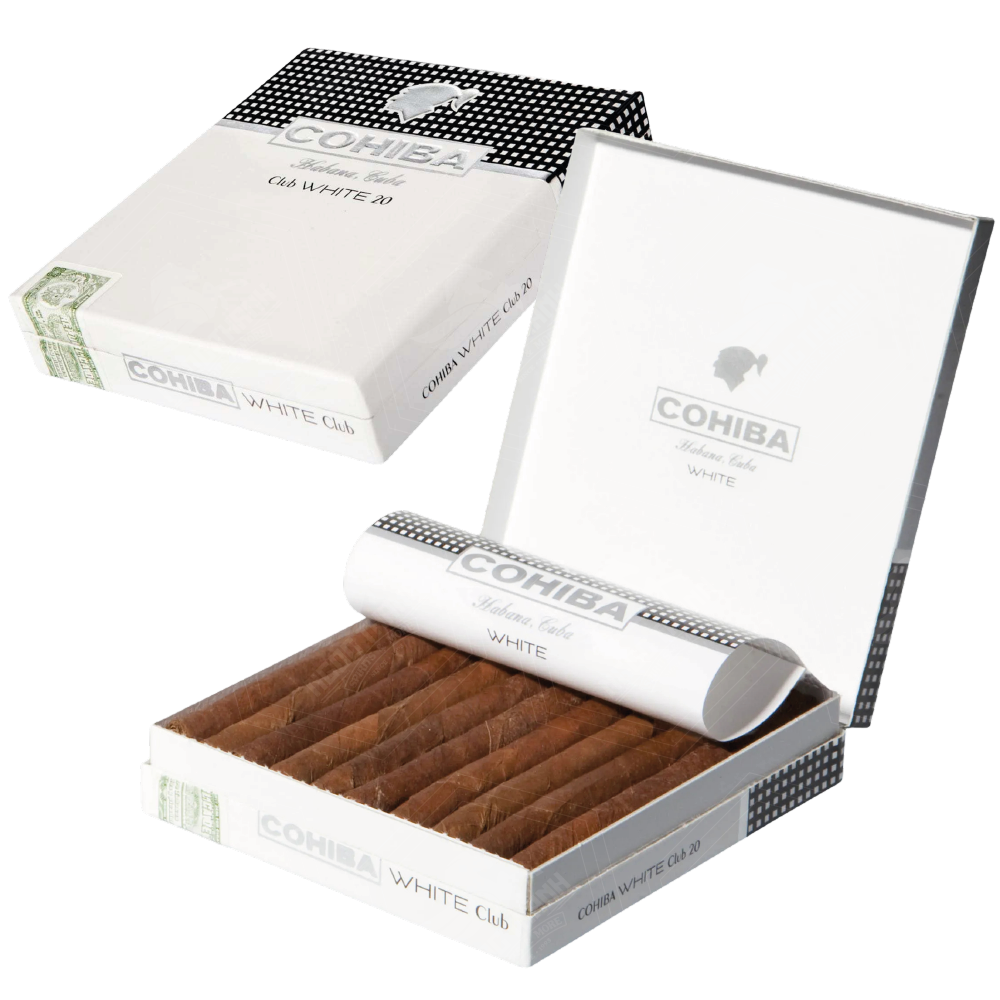 <b>Cohiba Club White</b><br>Hộp 20 điếu | 3¾ x 22