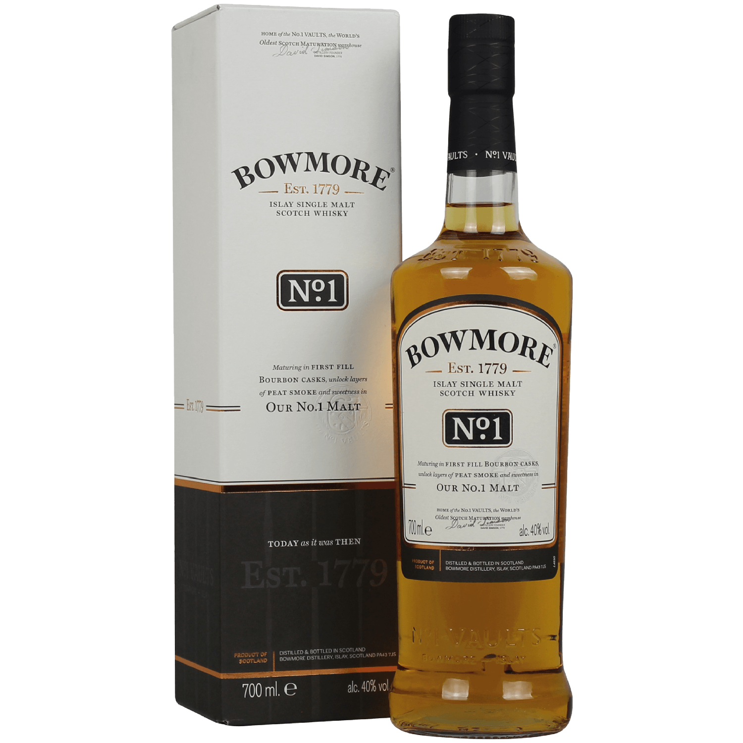 <b>Bowmore No. 1</b><br>70cl | 40%