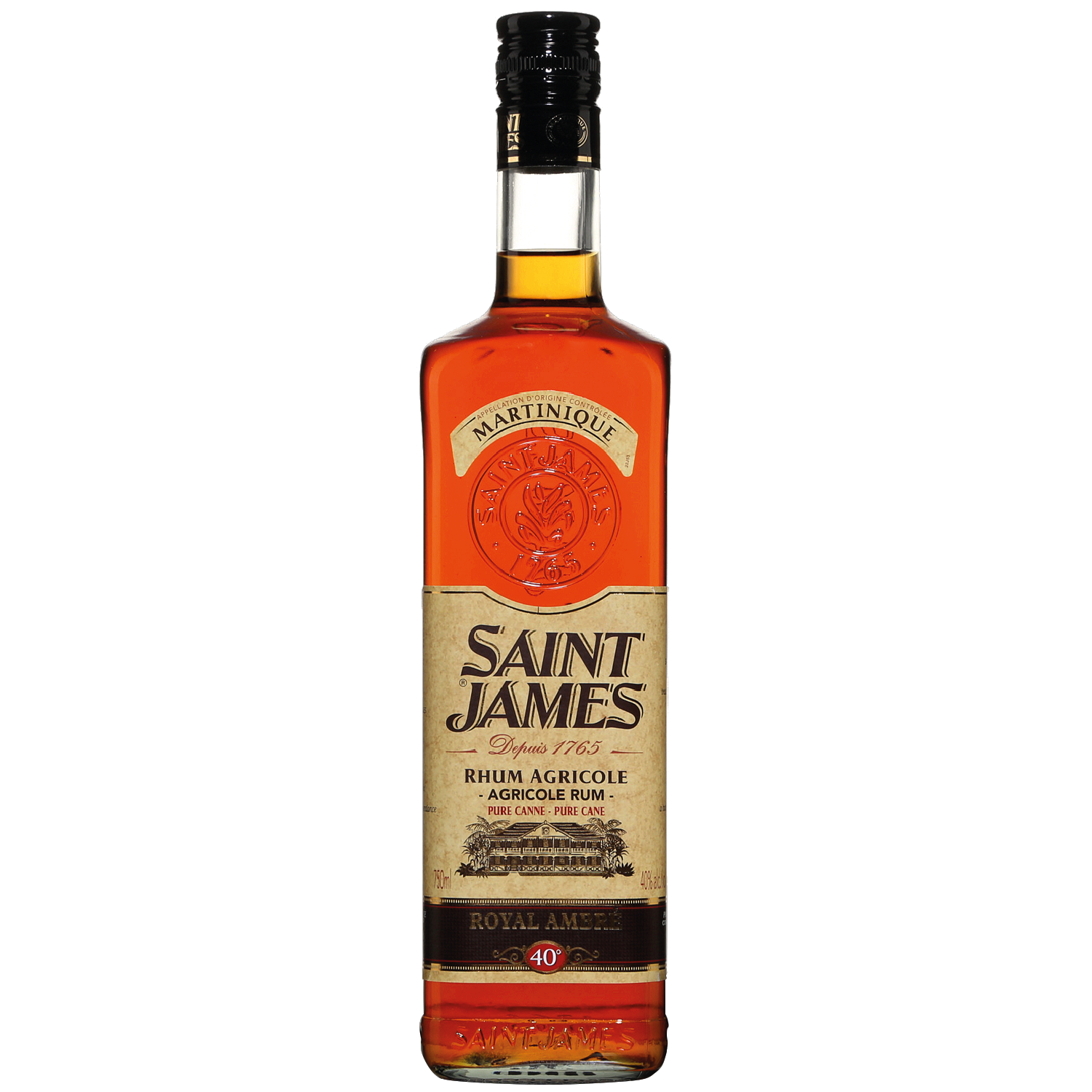 <b>Saint James Royal Ambré Agricole Rum</b><br>70cl | 40%