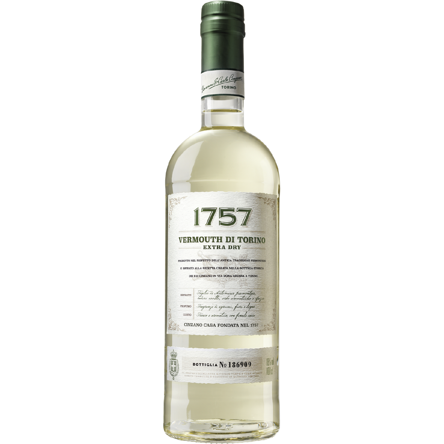 <b>1757 Vermouth di Torino G.I. Extra Dry</b><br>1liter | 18%