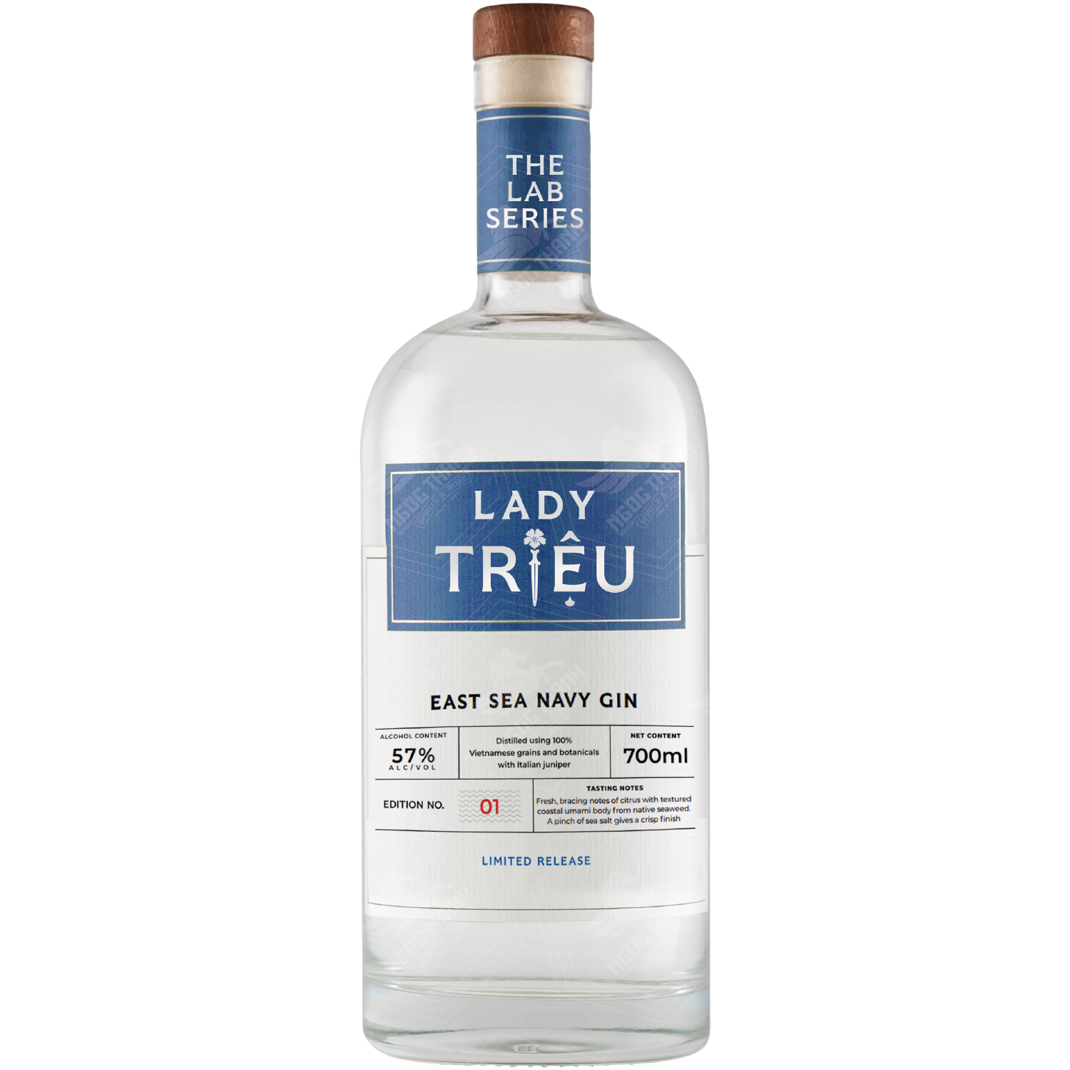 <b>Lady Triệu East Sea Navy Gin</b><br>70cl | 57%