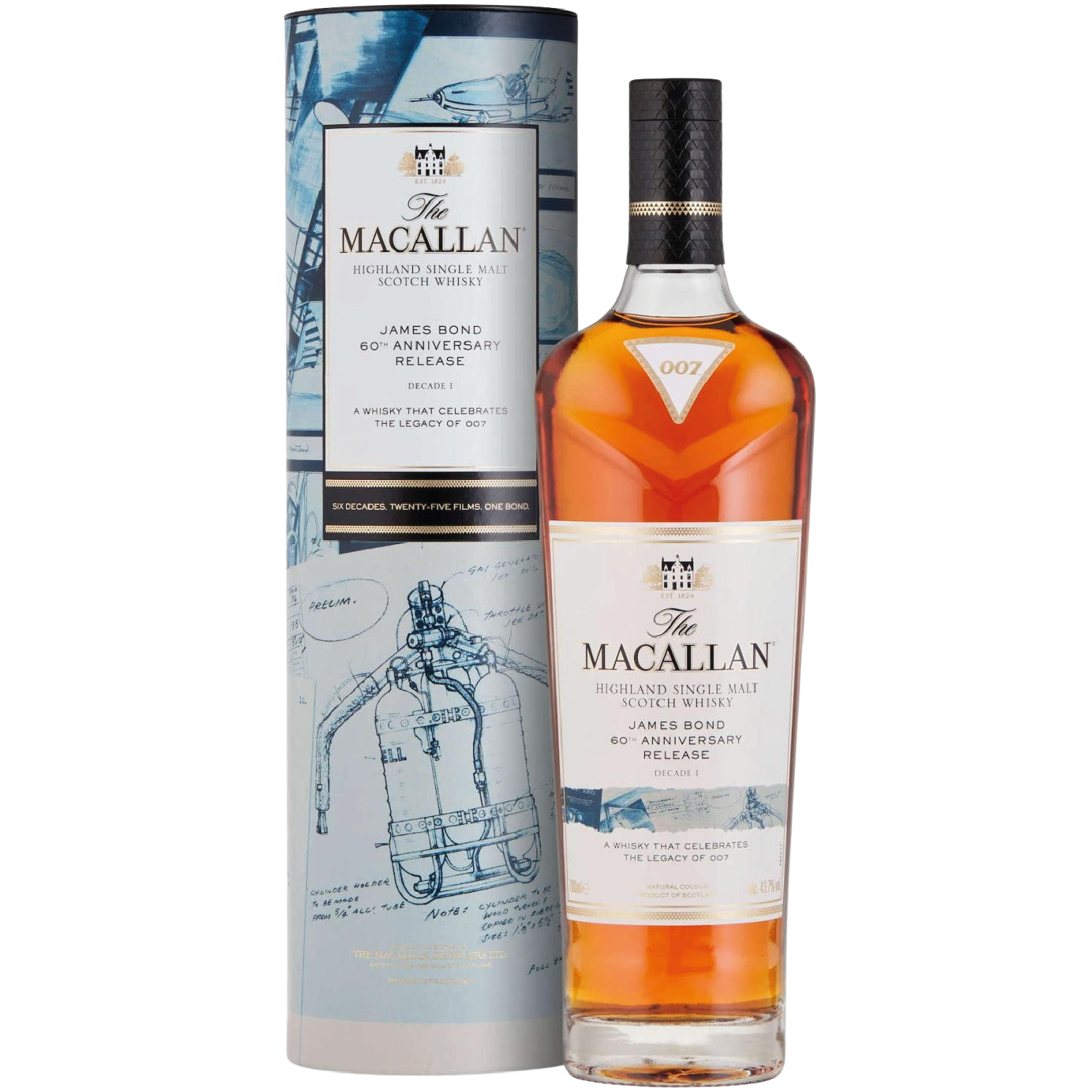 <b>The Macallan James Bond 60th Anniversary Release - Decade I</b><br>70cl | 43.7%