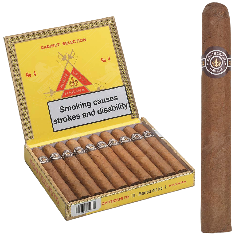<b>Montecristo No.4</b><br>Hộp 10 điếu | 5⅛ x 42