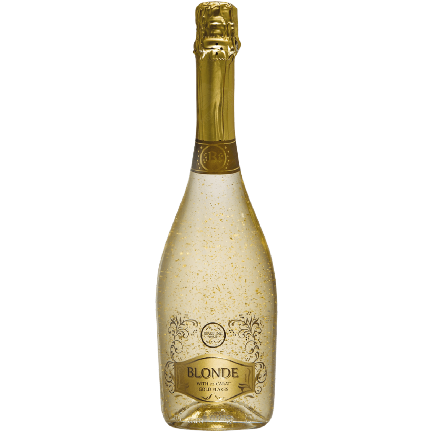 <b>Vang Nổ Trắng Blonde Gold Flakes 22K</b><br>75cl | 11%