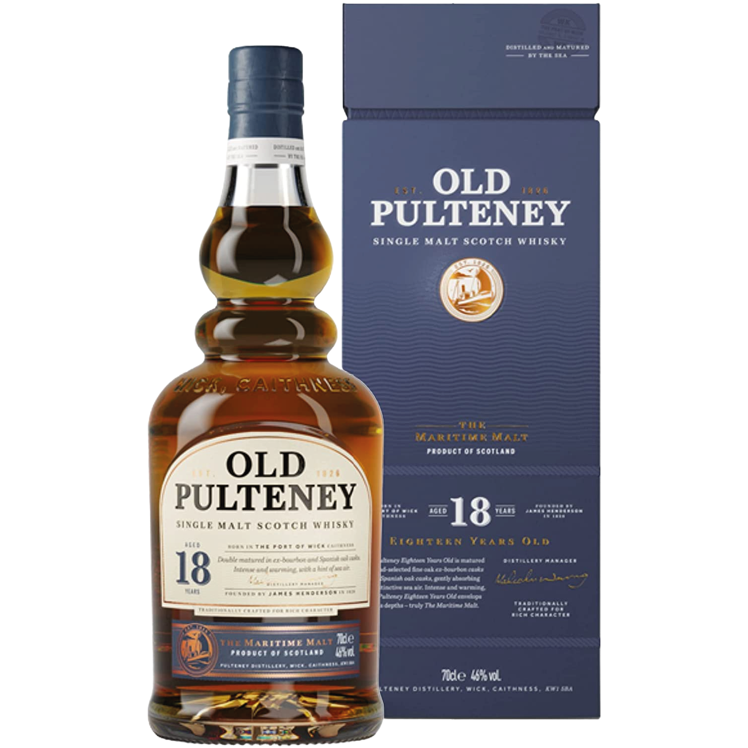 <b>Old Pulteney 18 Years Old</b><br>70cl | 46%