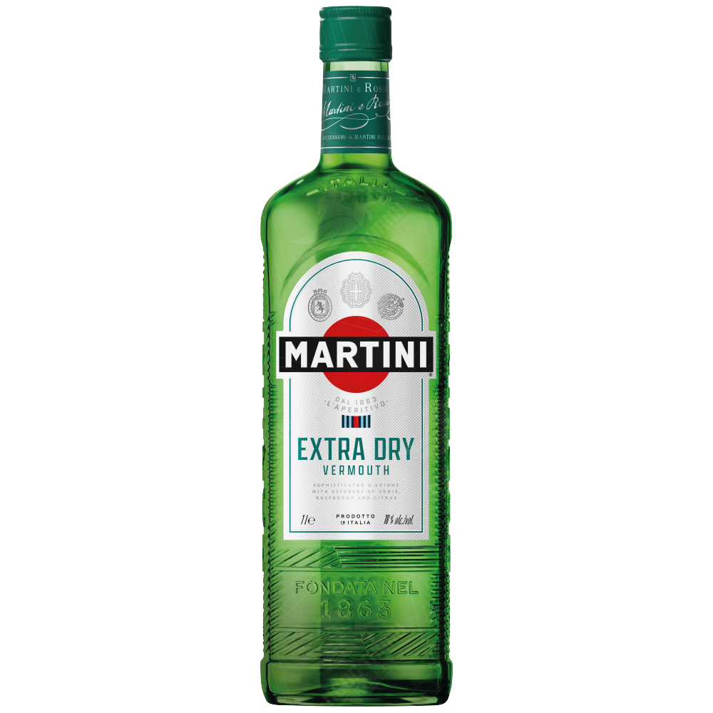 <b>MARTINI® Extra Dry Vermouth</b><br>1liter | 18%