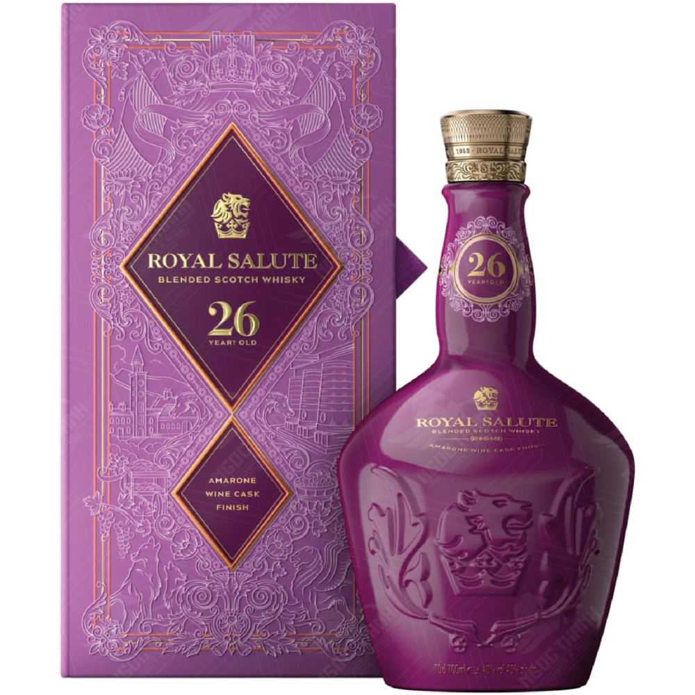<b>Royal Salute 26 Year Old – Kingdom Edition Amarone Wine Cask Finish</b><br>70cl | 40%