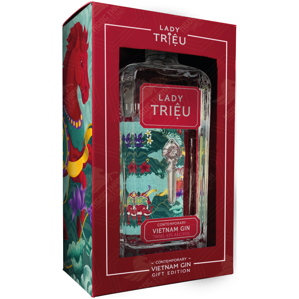 <b>Lady Triệu Contemporary Vietnam Gin – Tết 2026</b><br>70cl | 43%