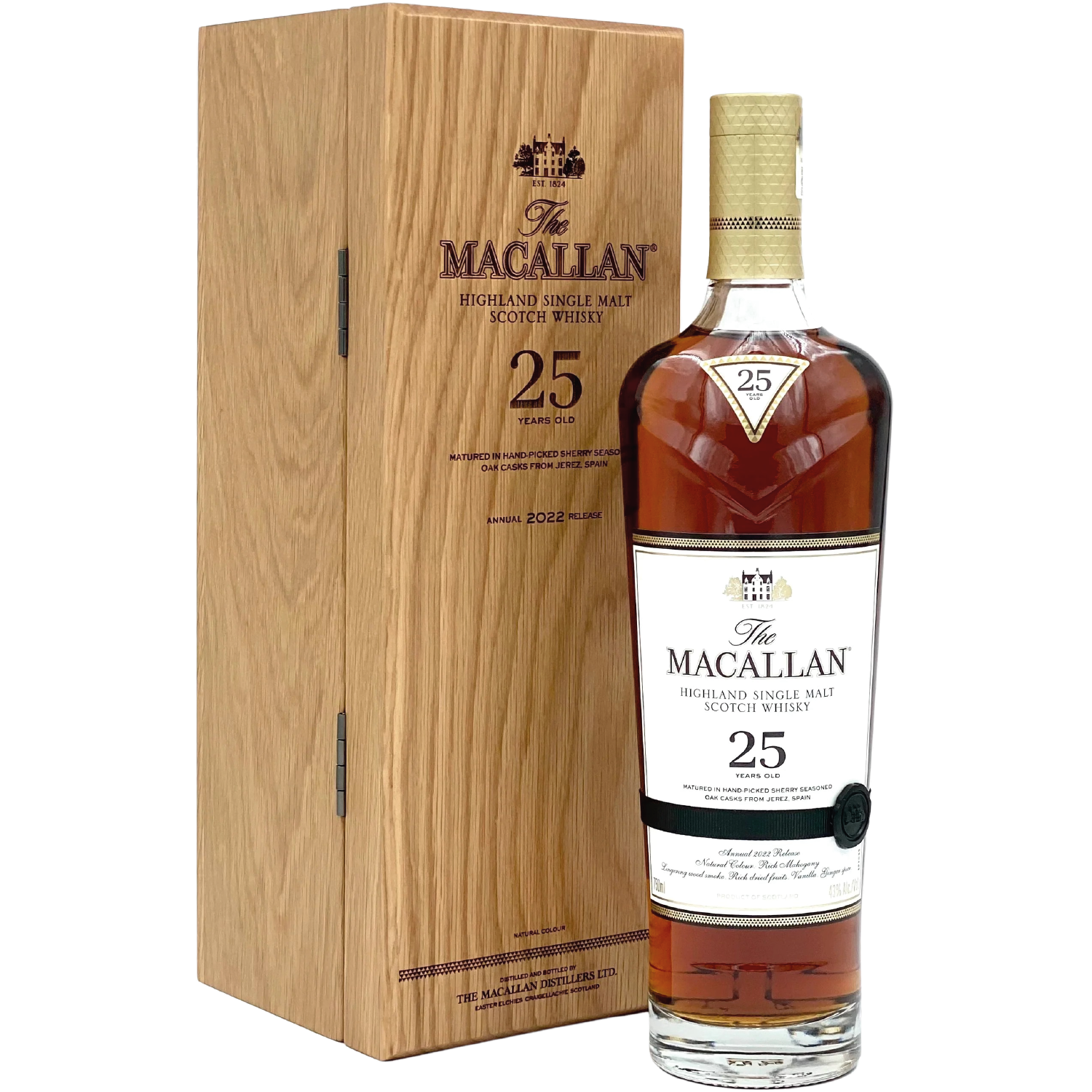 <b>The Macallan Sherry Oak 25 Years Old</b><br>70cl | 43%