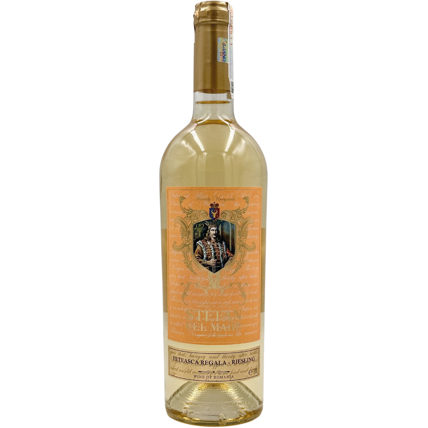 <b>Vang Trắng RMN Stefan cel Mare Feteasca Regala & Riesling</b><br>75cl | 13.5%
