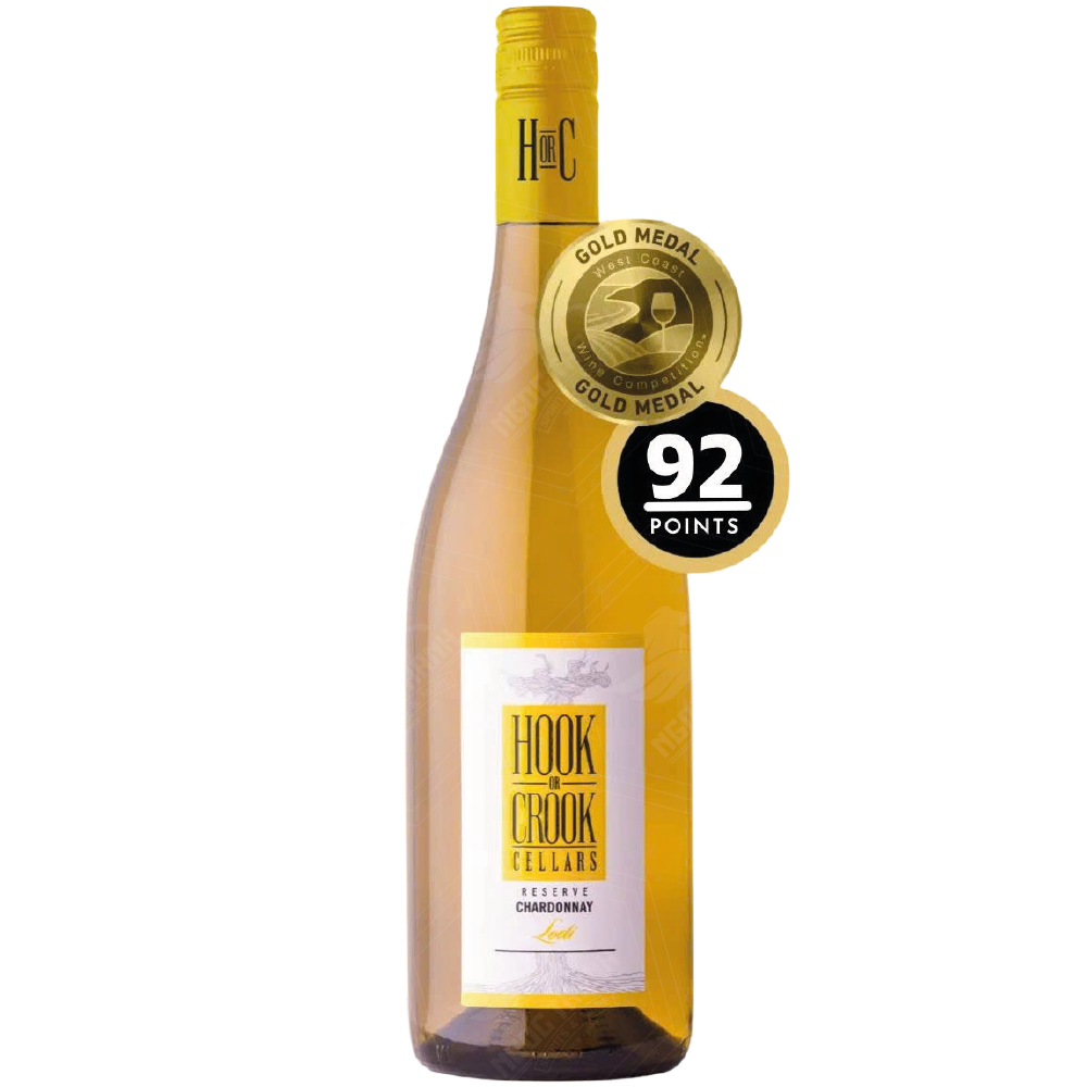 <b>Vang Mỹ Hook or Crook Cellars Reserve Chardonnay Lodi</b><br>75cl | 13.9%