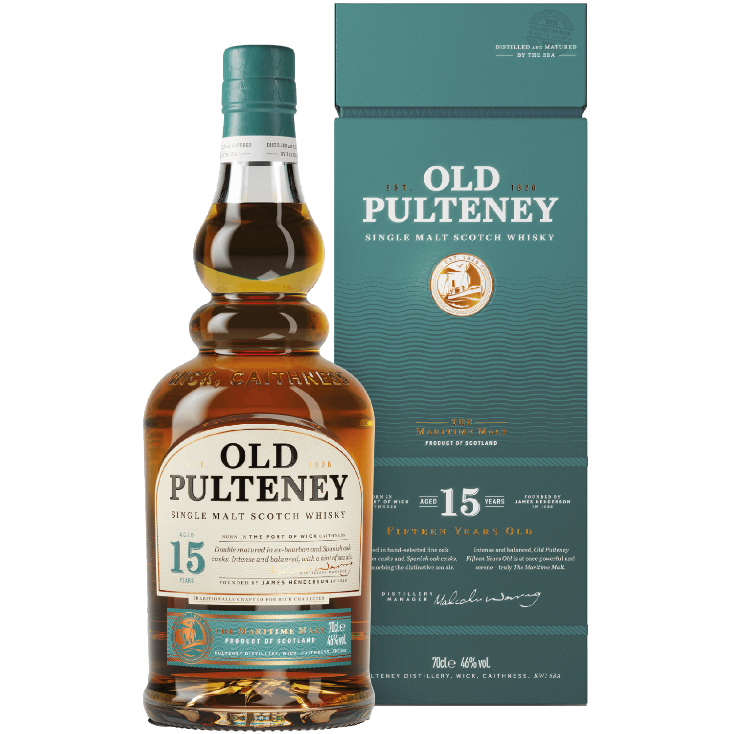 <b>Old Pulteney 15 Years Old</b><br>70cl | 46%