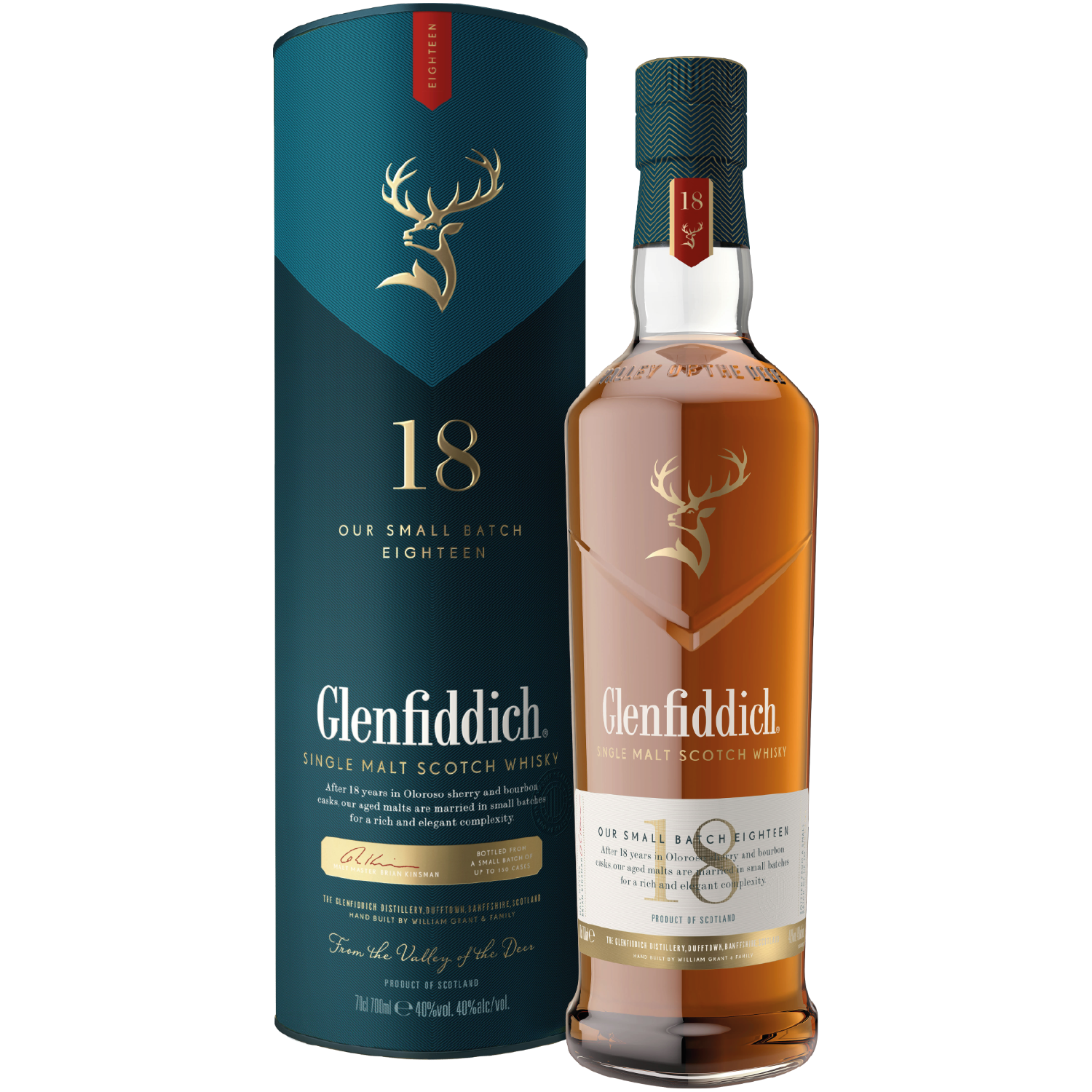 <b>Glenfiddich 18 Year Old</b><br>70cl | 40%