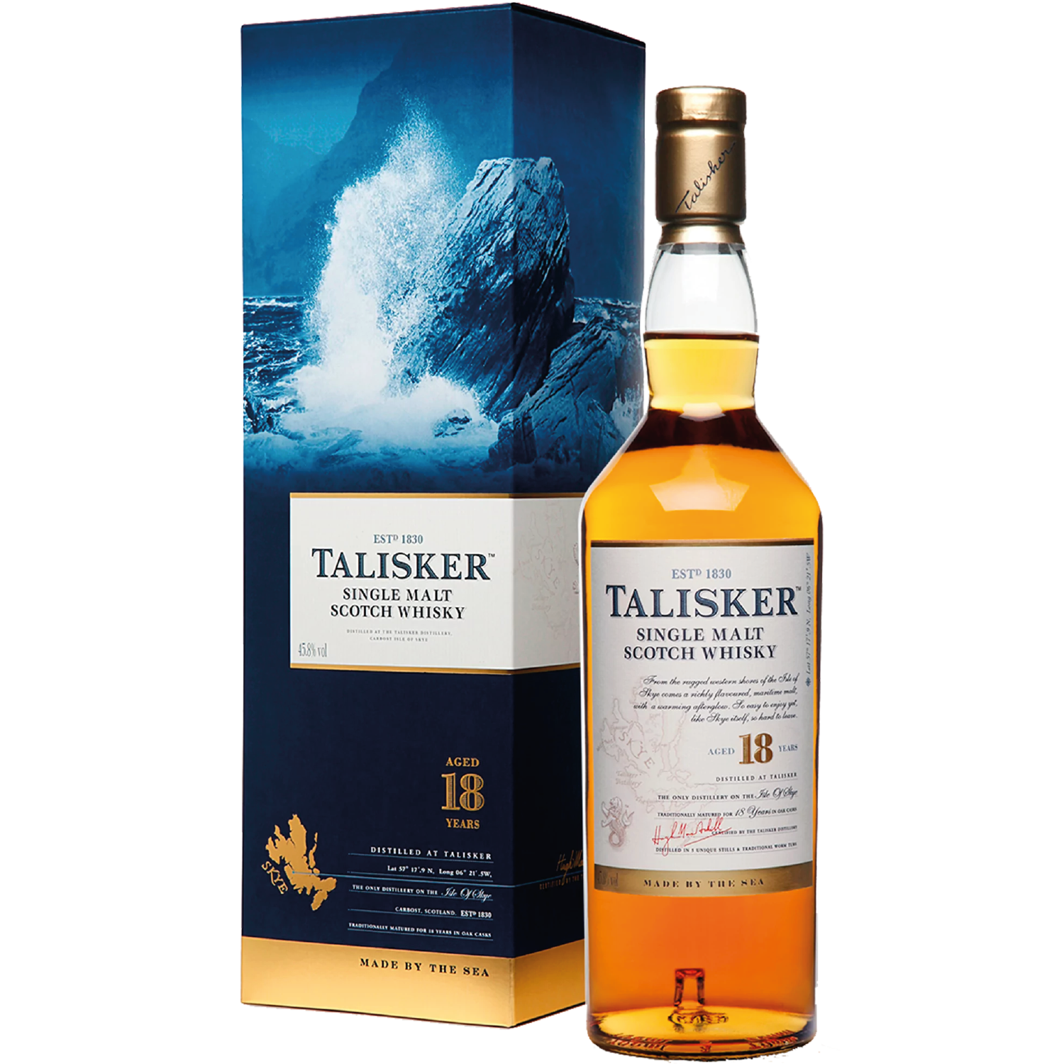 <b>Talisker 18 Year Old</b><br>70cl | 45.8%