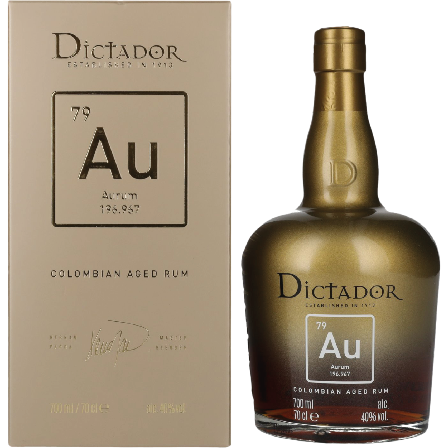 <b>Dictador Aurum</b><br>70cl | 40%