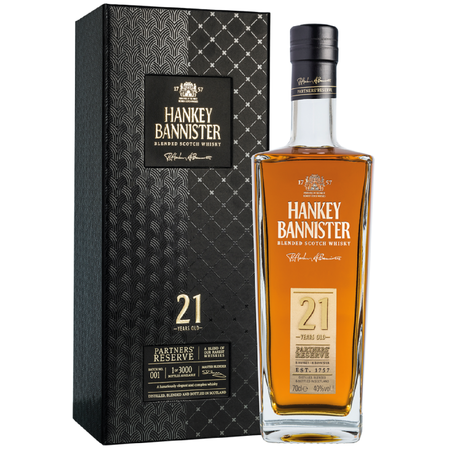 <b>Hankey Bannister 21 Year Old Partners</b><br>70cl | 40%