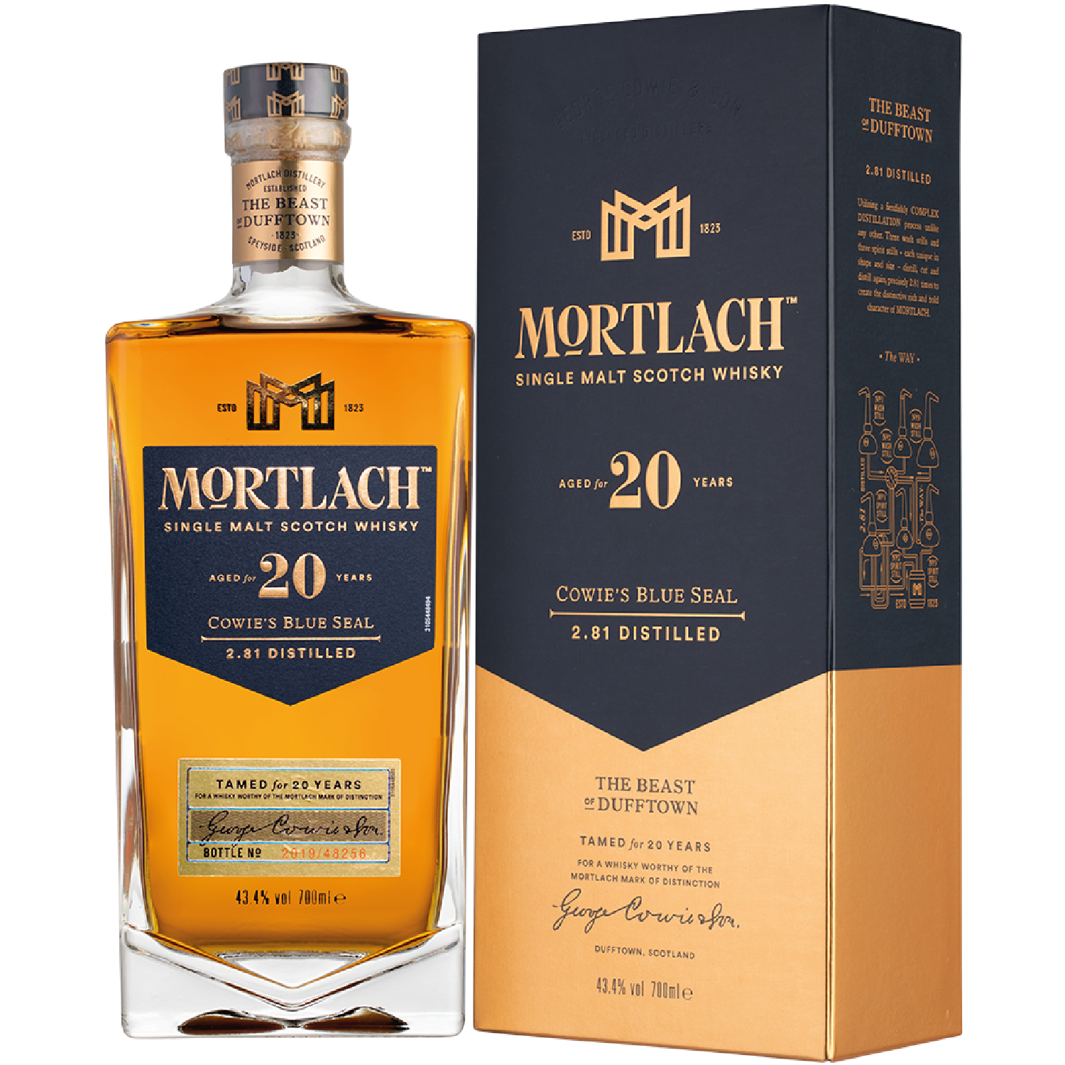 <b>Mortlach 20 Year Old</b><br>70cl | 43.4%