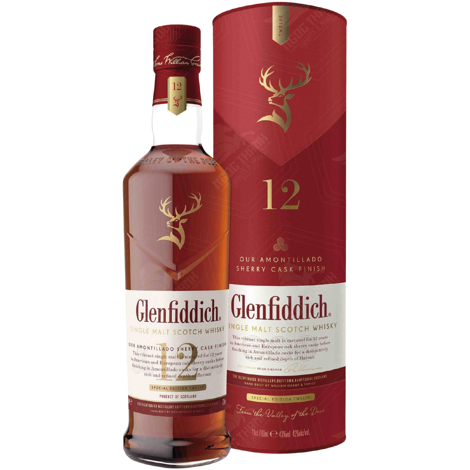 <b>Glenfiddich 12 Year Old Sherry Cask Finish</b><br>70cl | 43%