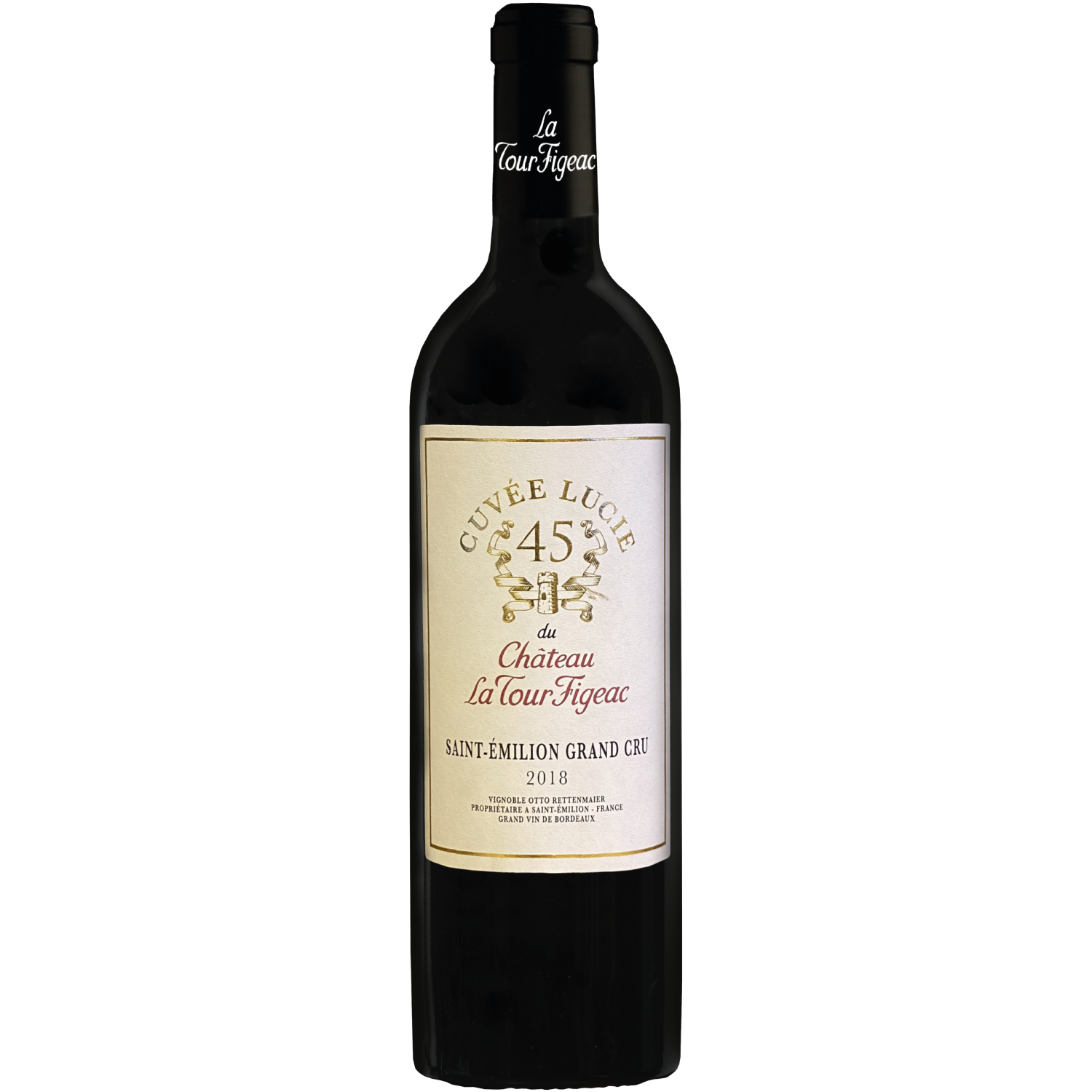<b>Vang Đỏ Pháp Cuvée Lucie 45 du Château La Tour Figeac Saint-Émilion Grand Cru 2018</b><br>75cl | 15%