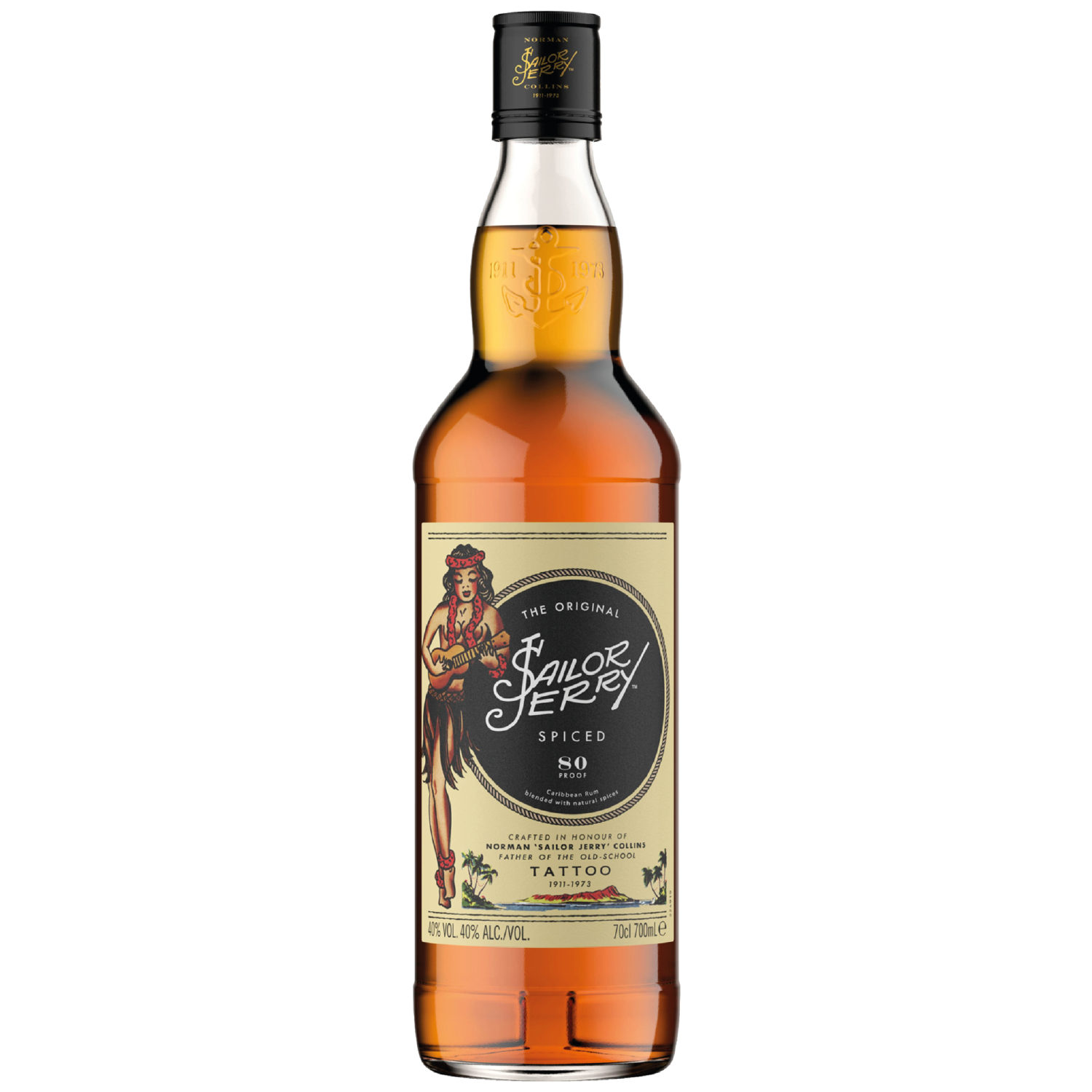 <b>Sailor Jerry Rum</b><br>70cl | 40%