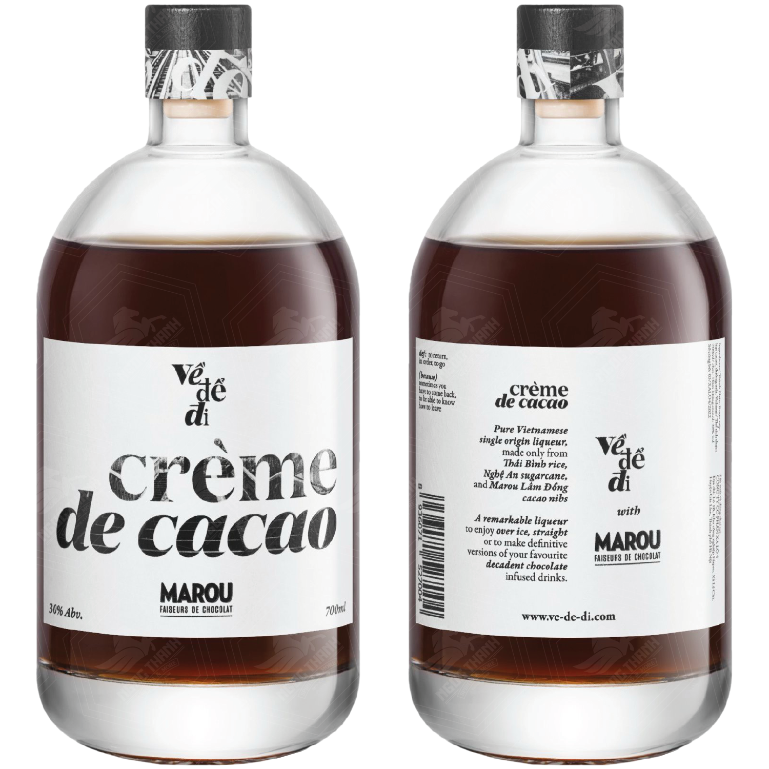 <b>Về Để Đi Crème de Cacao Liqueur</b><br>70cl | 30%