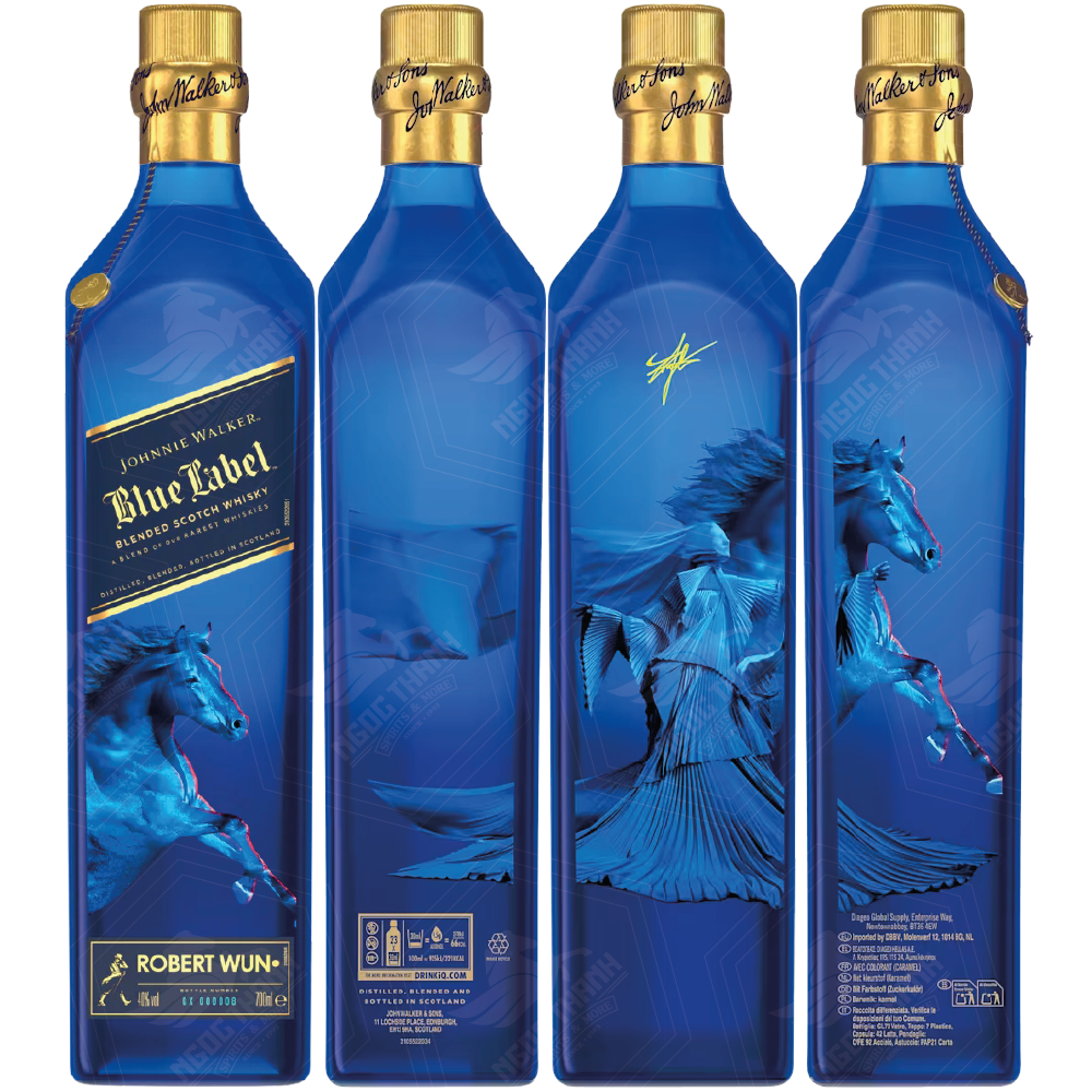 <b>Johnnie Walker Blue Label Year of the Horse CNY 2026 Limited Edition x Robert Wun</b><br>75cl | 40%