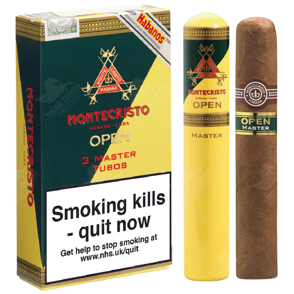 <b>Montecristo Open Master Tubos</b><br>Hộp 3 điếu | 4⅞ x 50