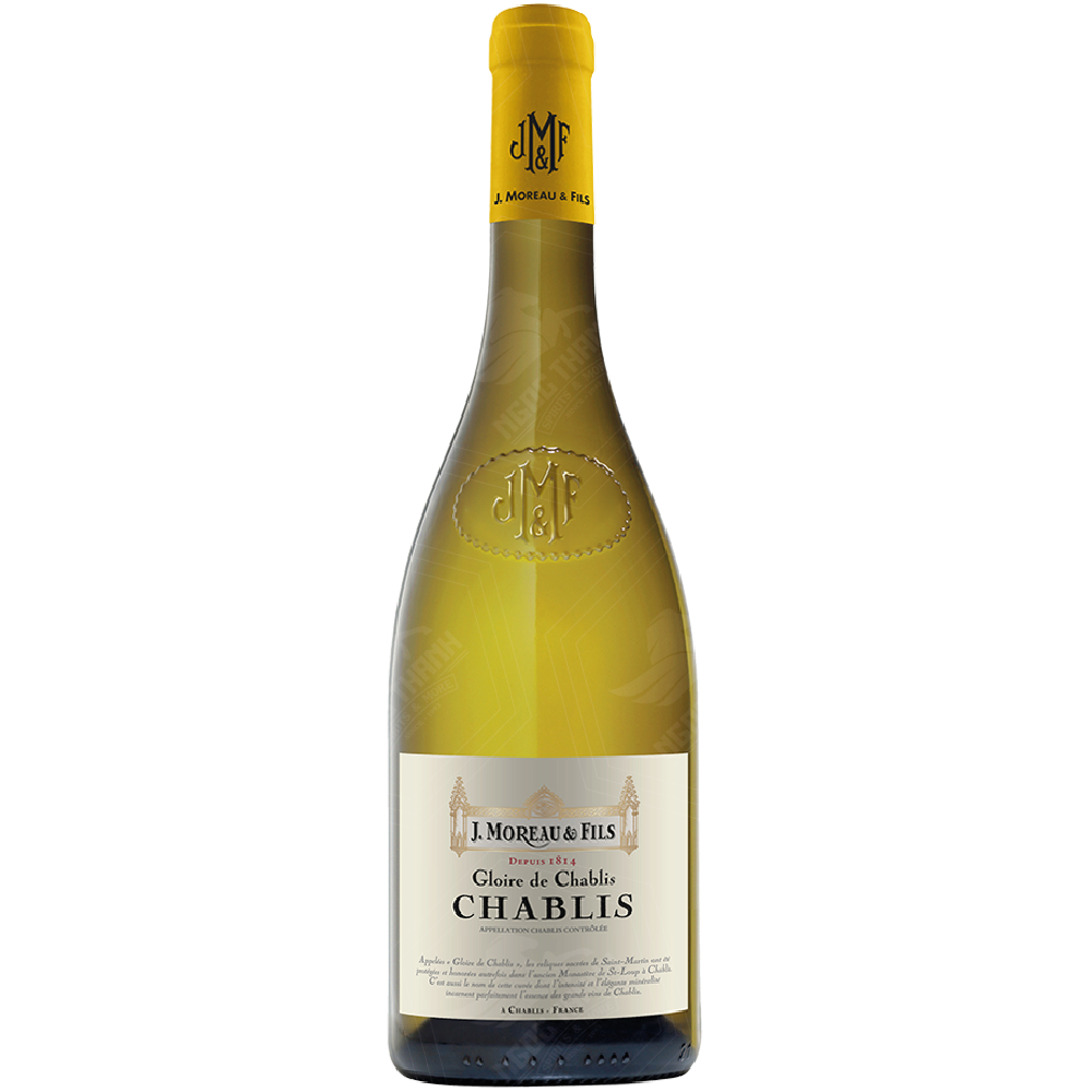 <b>Vang Trắng J. Moreau & Fils Chablis 2023 "Gloire de Chablis"</b><br>75cl | 12.5%