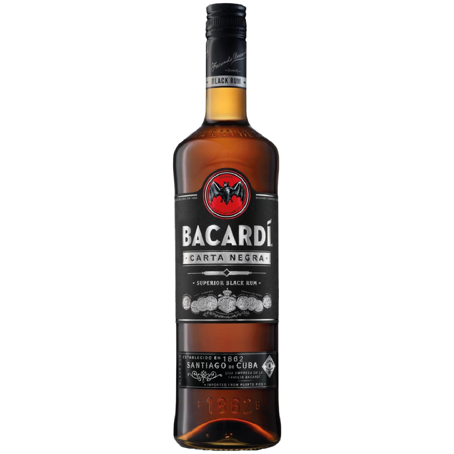 <b>BACARDÍ Black Rum</b><br>75cl | 40%