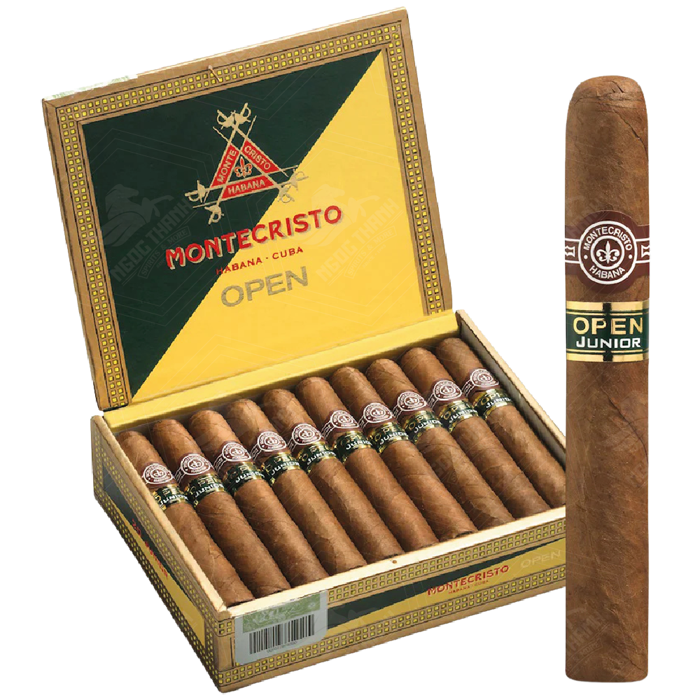 <b>Montecristo Open Junior</b><br>Hộp 20 điếu | 4⅜ x 38