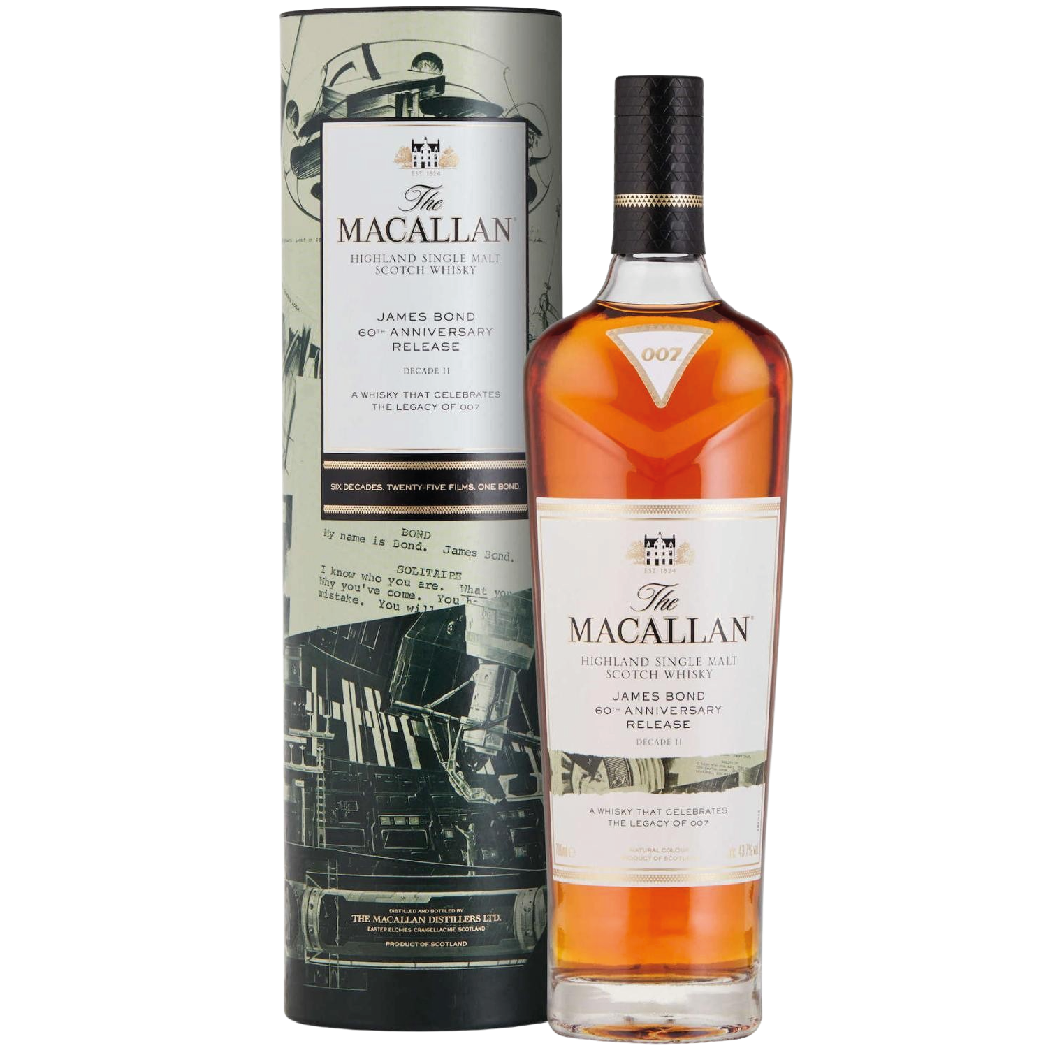 <b>The Macallan James Bond 60th Anniversary Release - Decade II</b><br>70cl | 43.7%