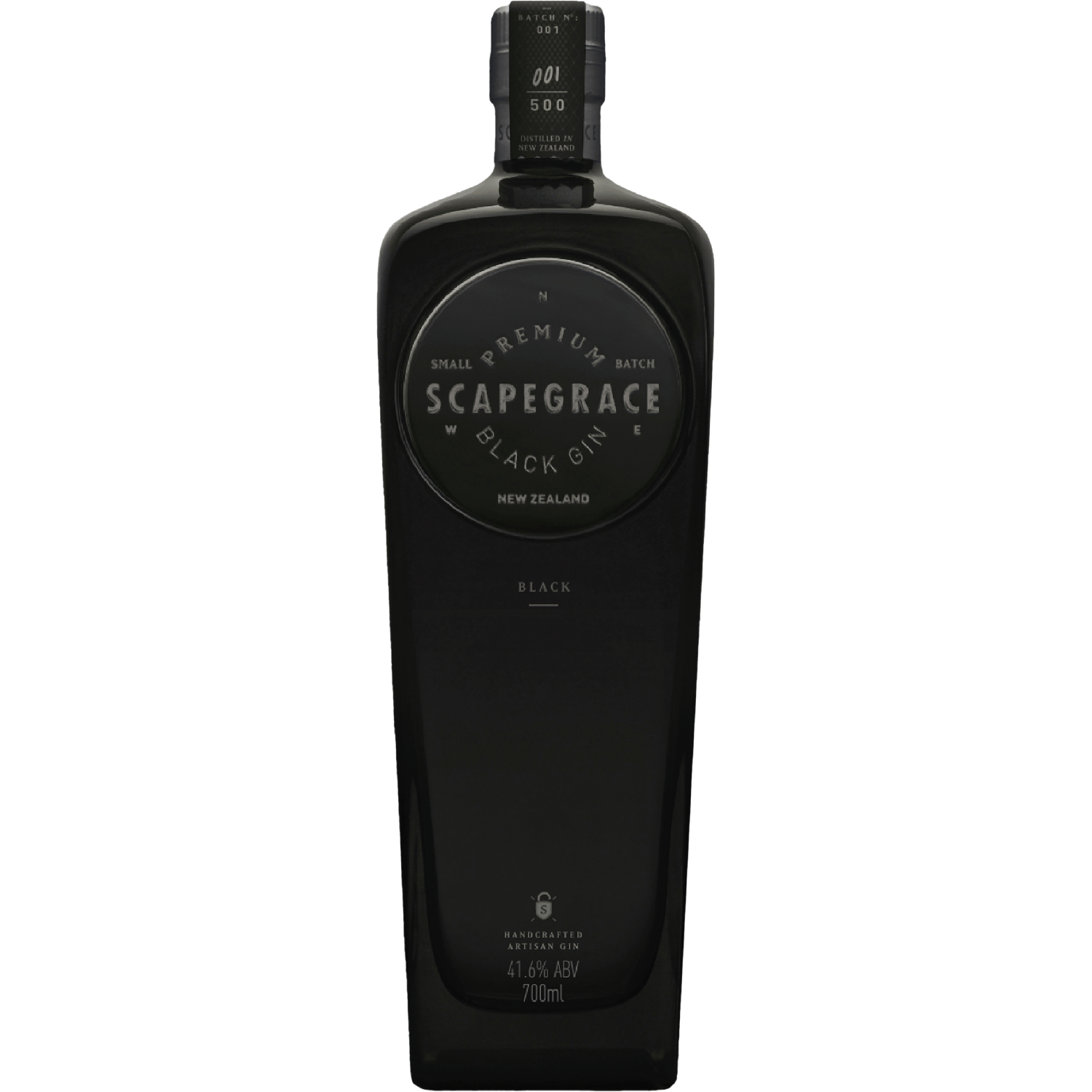 <b>Scapegrace Premium Black Gin</b><br>70cl | 41.6%