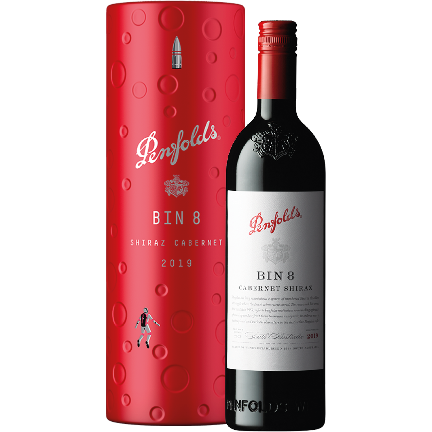 <b>Vang Đỏ Úc Penfolds Bin 8 Shiraz Cabernet 2019 Space Gift Box</b><br>75cl | 14.5%