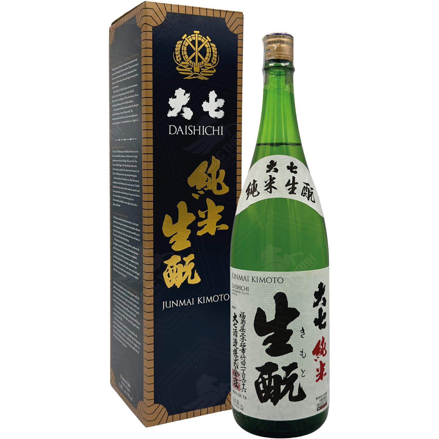 <b>Daishichi Junmai Kimoto Sake (1.8liter)</b><br>1.8liter | 15%