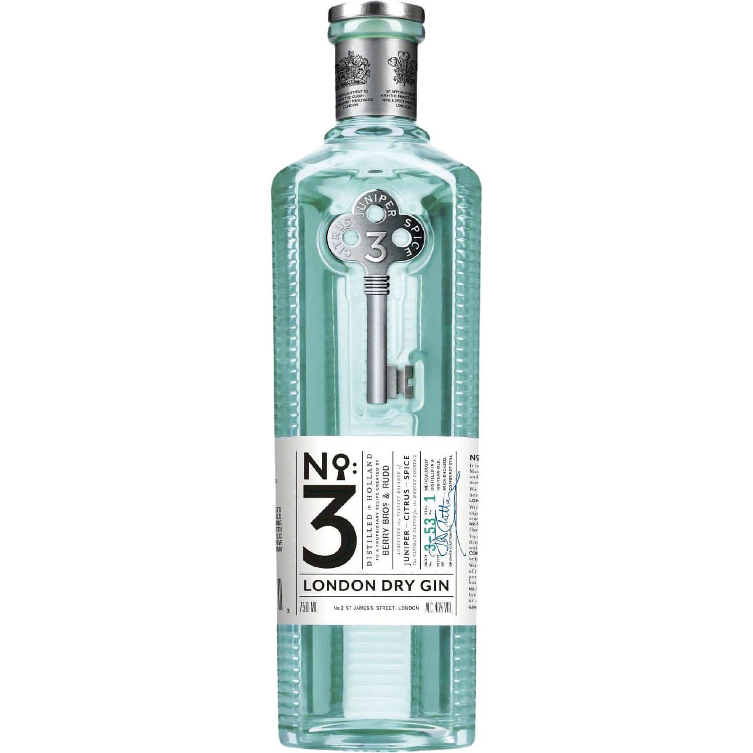<b>No.3 London Dry Gin</b><br>70cl | 46%