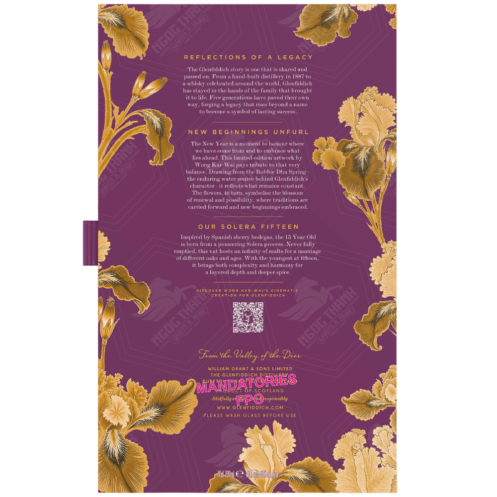 <b>BSP Glenfiddich 15 Year Old F26</b><br>70cl | 40%