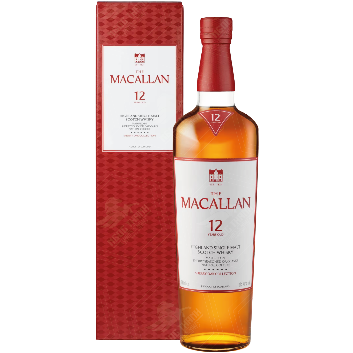 <b>The Macallan Sherry Oak 12 Years Old</b><br>70cl | 40%