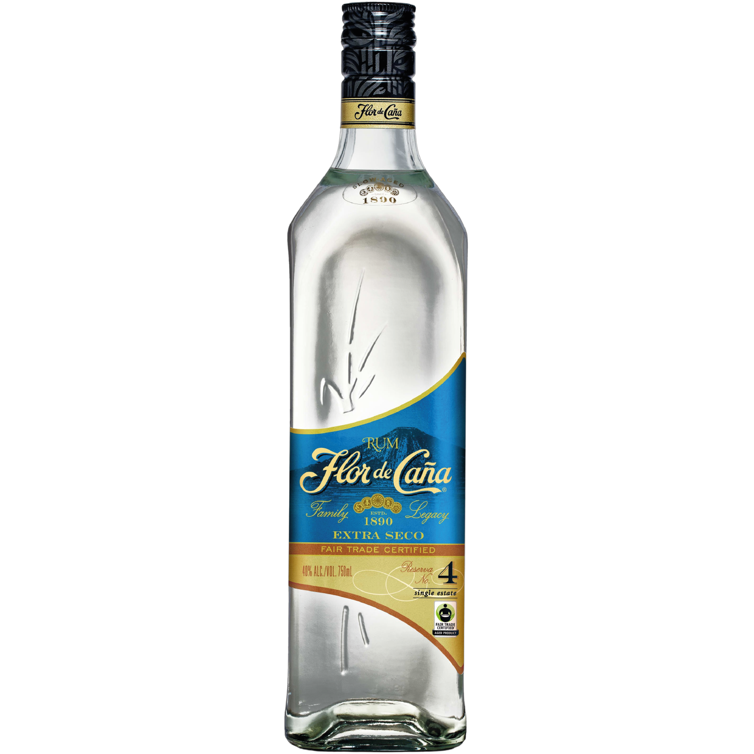 <b>Flor de Caña Extra Seco</b><br>70cl | 40%