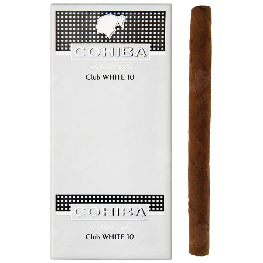 <b>Cohiba Club White</b><br>Hộp 10 điếu | 3¾ x 22