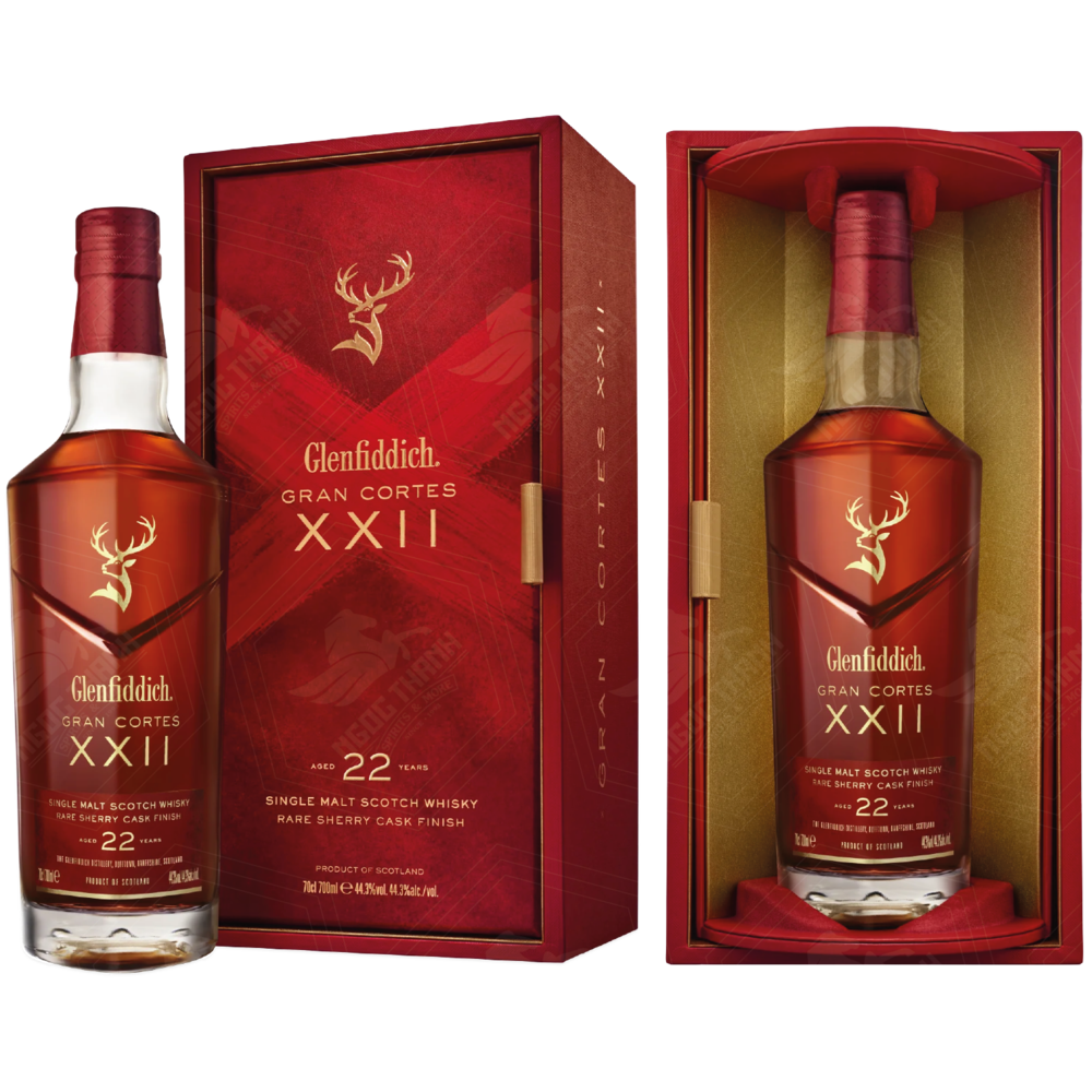 <b>Glenfiddich 22 Year Old Gran Cortes</b><br>70cl | 44.3%
