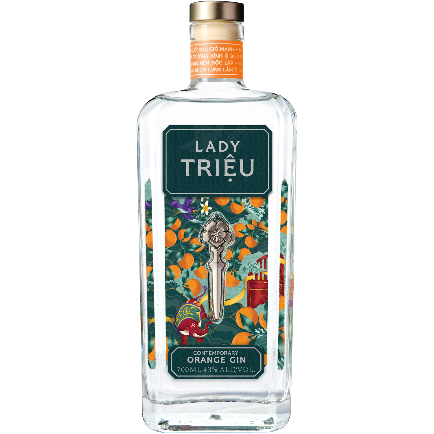 <b>Lady Triệu Contemporary Orange Gin</b><br>70cl | 43%