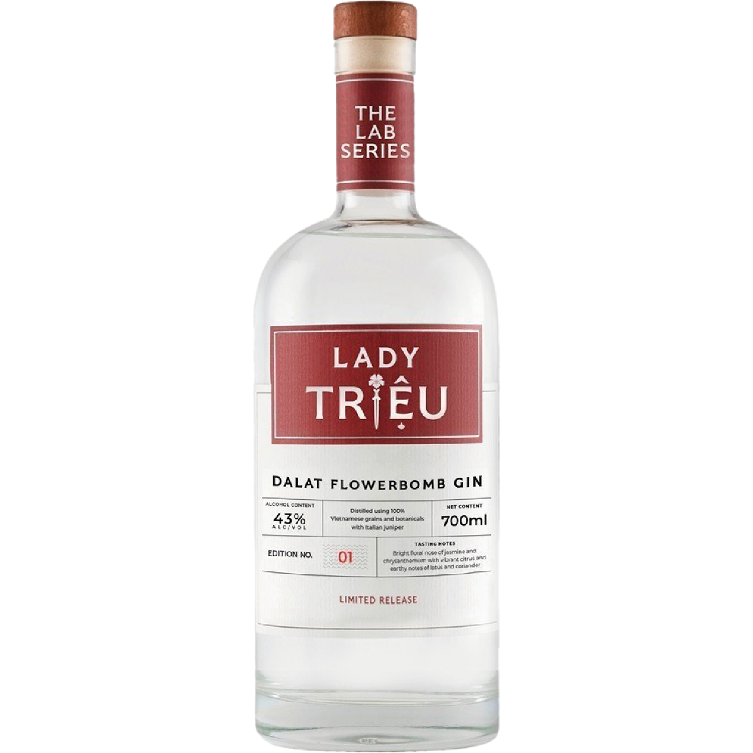<b>Lady Triệu Dalat Flowerbomb Gin</b><br>70cl | 45%