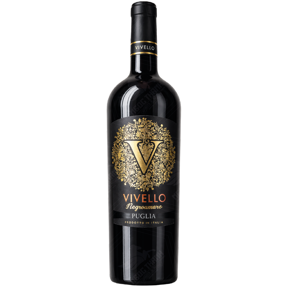 <b>Vang Đỏ Ý Vivello Negroamaro Puglia IGT</b><br>75cl | 15%