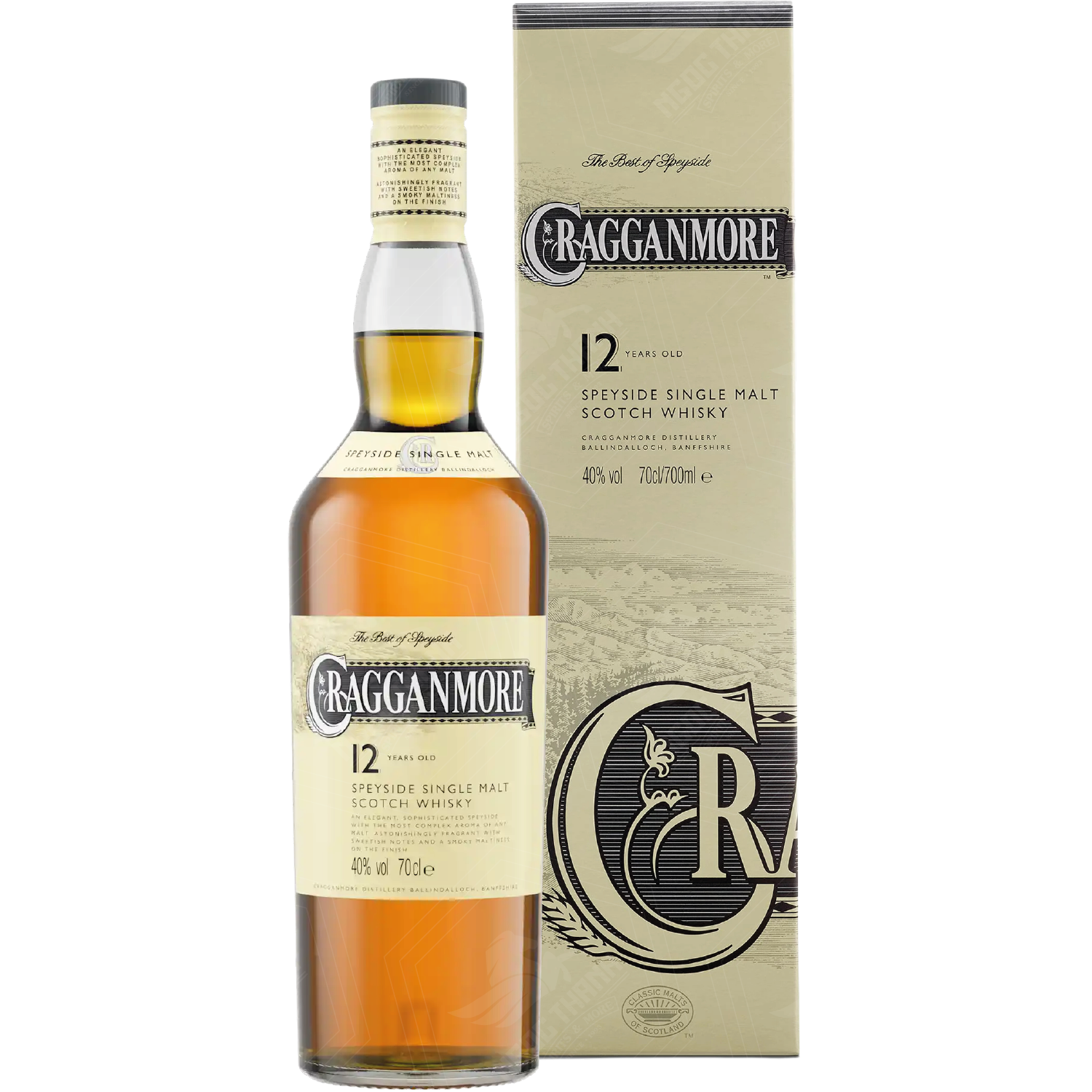 <b>Cragganmore 12 Year Old</b><br>70cl | 40%