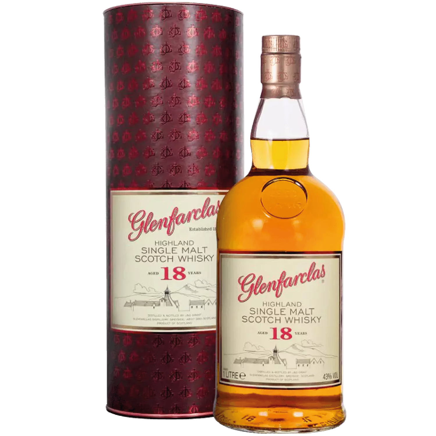 <b>Glenfarclas 18 Year Old</b><br>1L | 43%