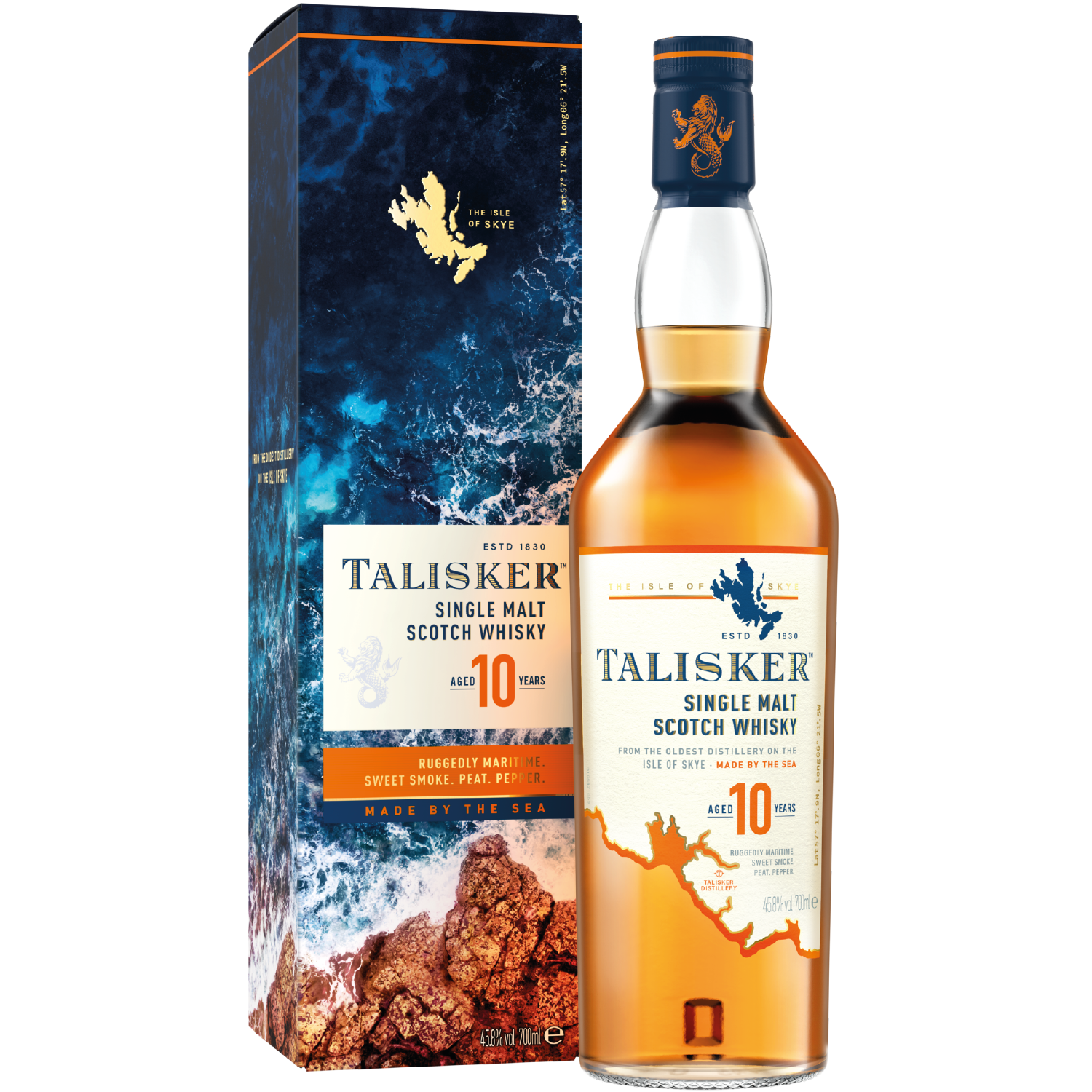 <b>Talisker 10 Year Old</b><br>70cl | 45.8%