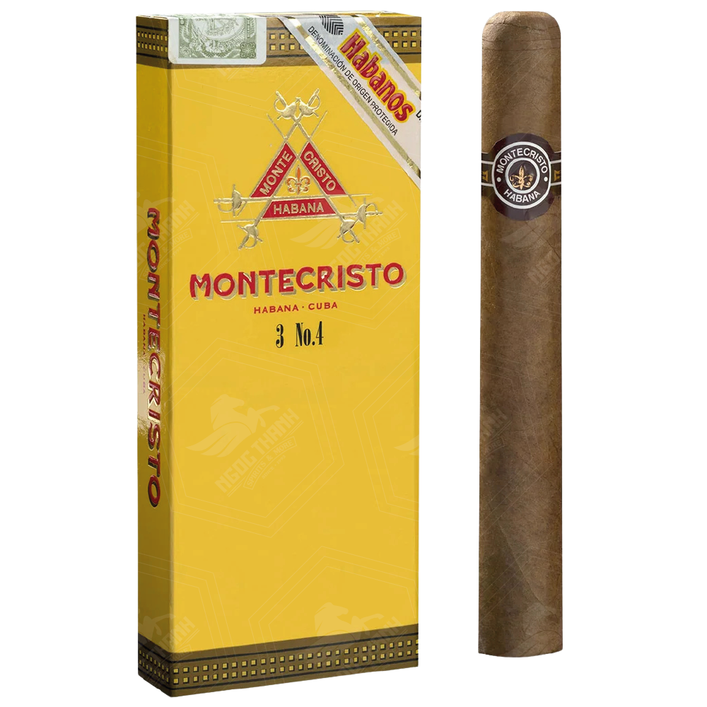<b>Montecristo No.4</b><br>Hộp 3 điếu | 5⅛ x 42
