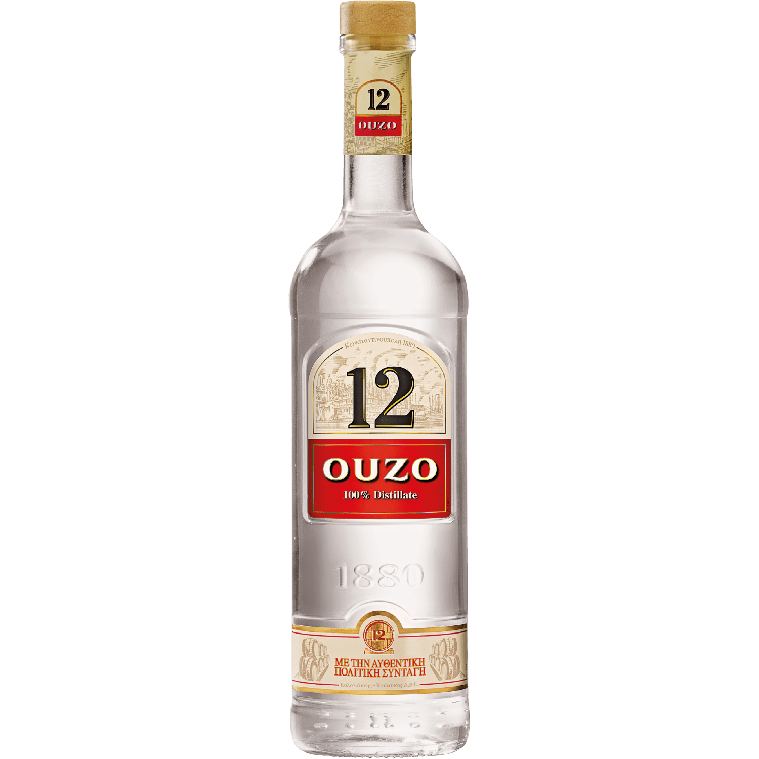 <b>Ouzo 12 Liqueur</b><br>70cl | 38%