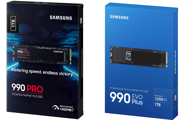 Samsung 990 Pro 1 TB và 990 EVO Plus 1 TB: Cùng nhà nhưng khác đẳng cấp?
